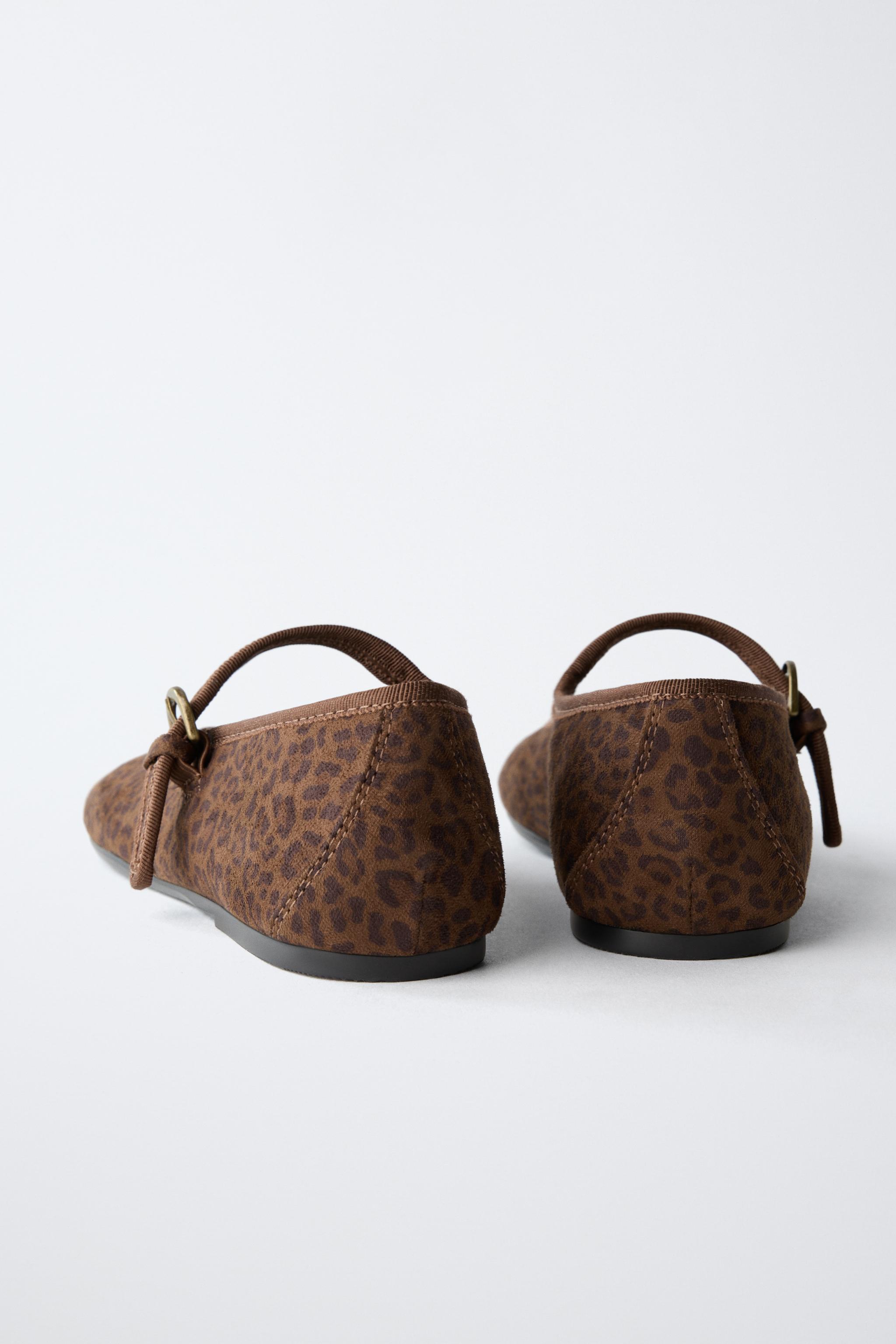 ANIMAL PRINT BALLET FLATS